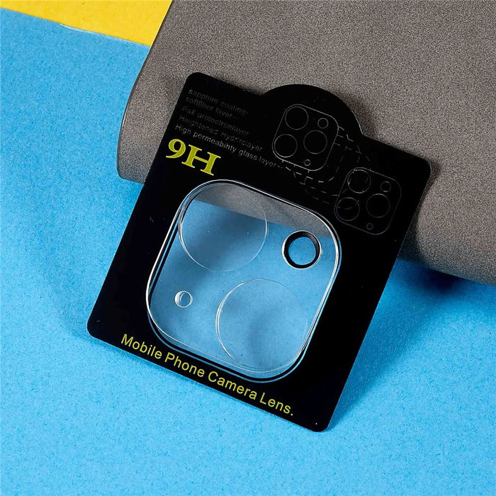 3D Camera Lens Protector for iPhone 15 / 15 Plus , Tempered Glass HD Clear Phone Camera Lens Film - 6
