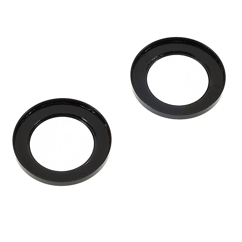 For iPhone 15 / 15 Plus Camera Lens Protector Set Tempered Glass+Metal CD Vein Lens Ring Cover Guard - Black - 4