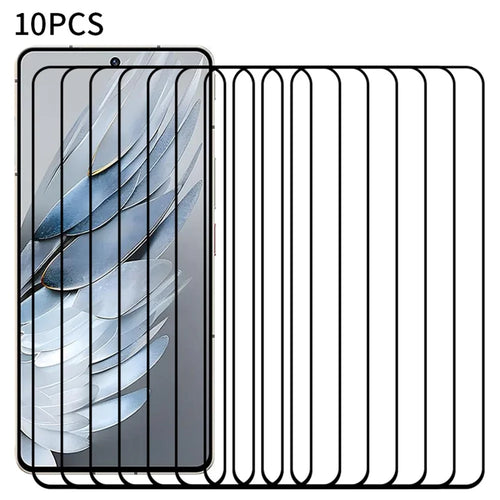 RURIHAI 10Pcs For ZTE nubia Z50S Pro 5G HD Clear 2.5D 0.26mm Screen Protector High Aluminum-silicon Glass Secondary Hardening Film - 1