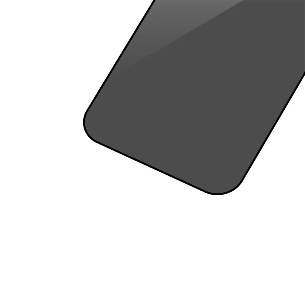 RURIHAI For iPhone 15 Full Cover High Aluminium-silicon Glass Film Silk Printing Black Edge Anti-spy Screen Protector - 7