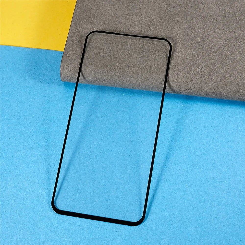 Silk Printing Screen Protector for Samsung Galaxy S23 FE , Full Cover Full Glue 20D Tempered Glass Clear Film - 3