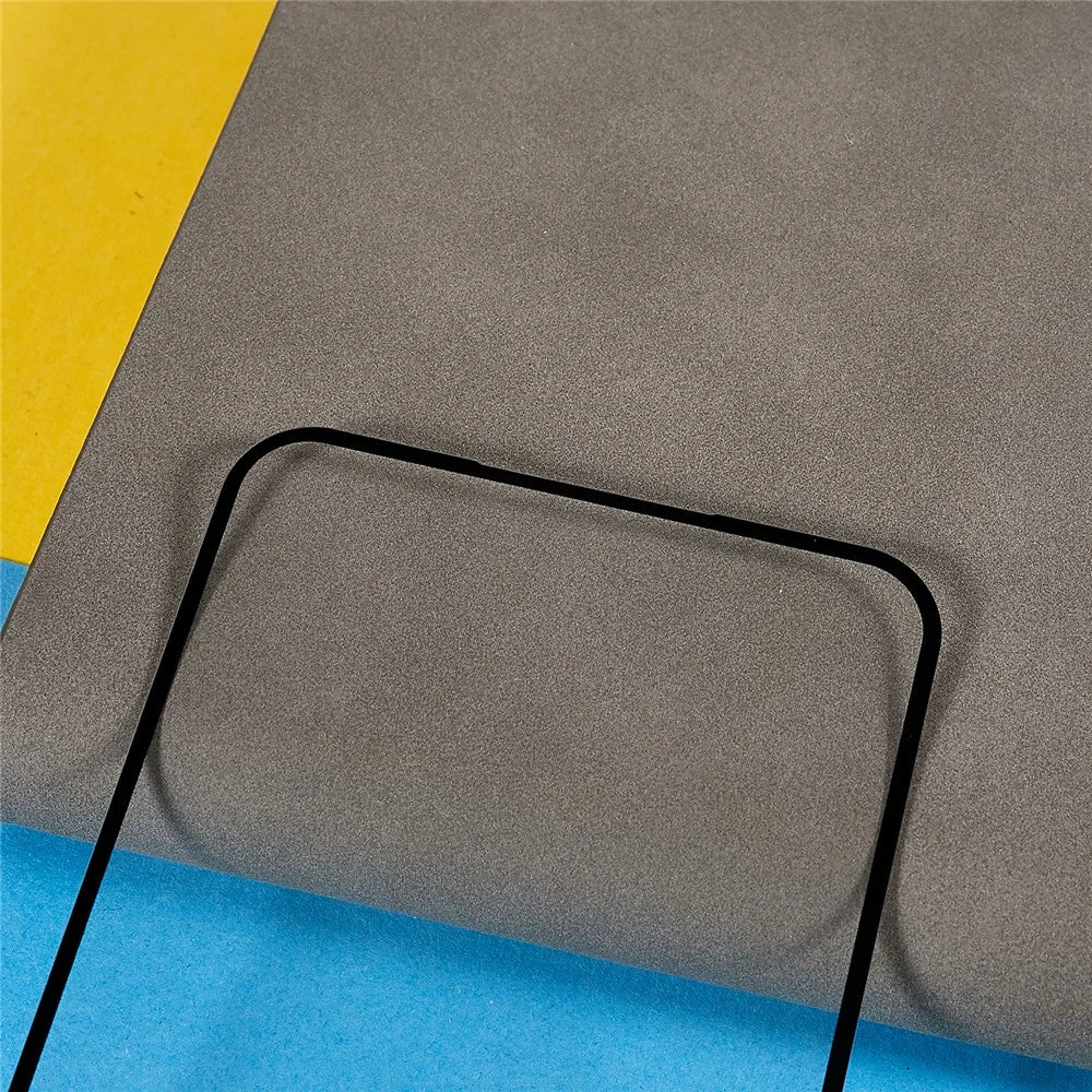 Silk Printing Screen Protector for Samsung Galaxy S23 FE , Full Cover Full Glue 20D Tempered Glass Clear Film - 4