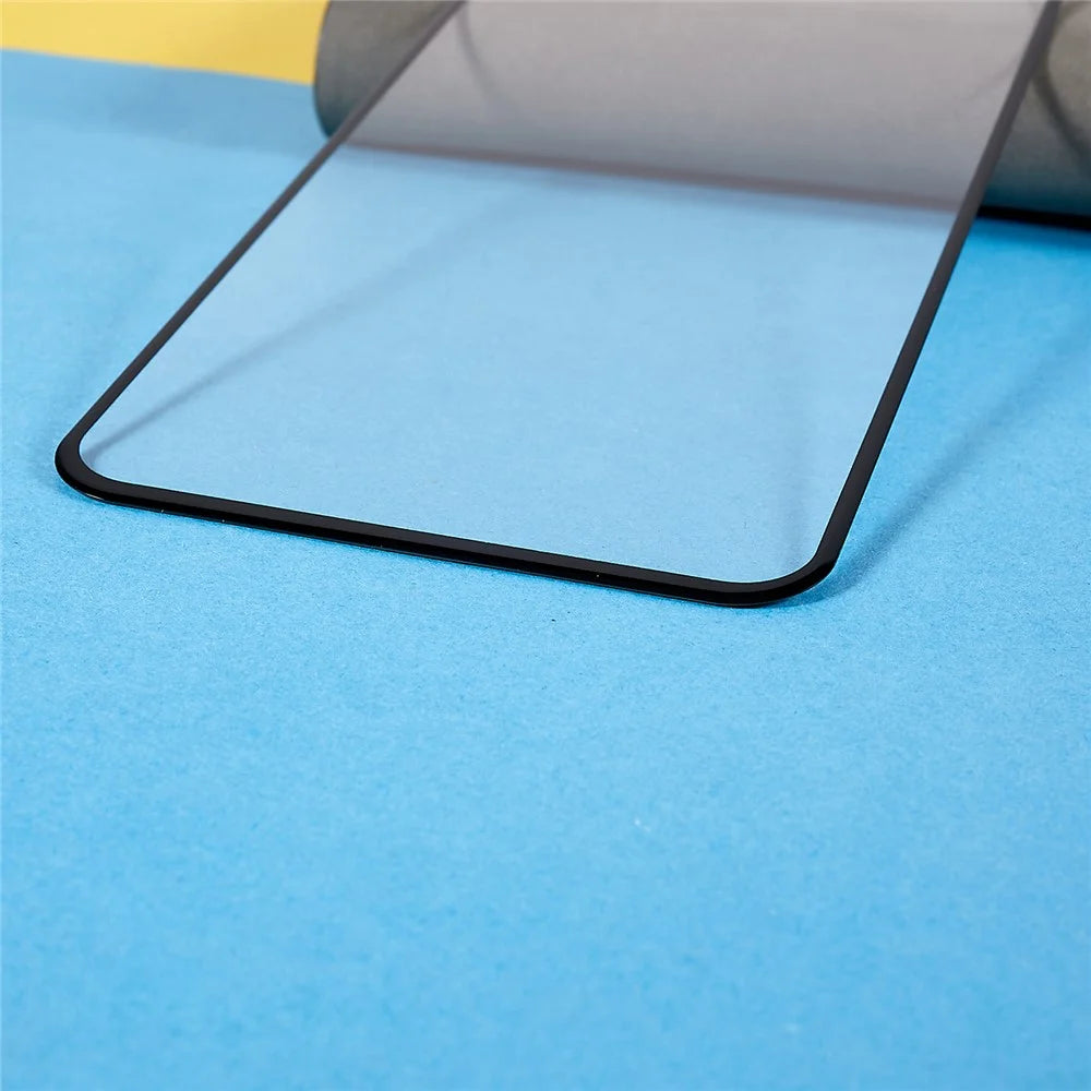 Silk Printing Screen Protector for Samsung Galaxy S23 FE , Full Cover Full Glue 20D Tempered Glass Clear Film - 5