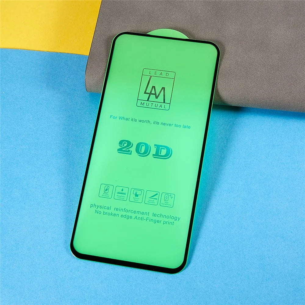 Silk Printing Screen Protector for Samsung Galaxy S23 FE , Full Cover Full Glue 20D Tempered Glass Clear Film - 7