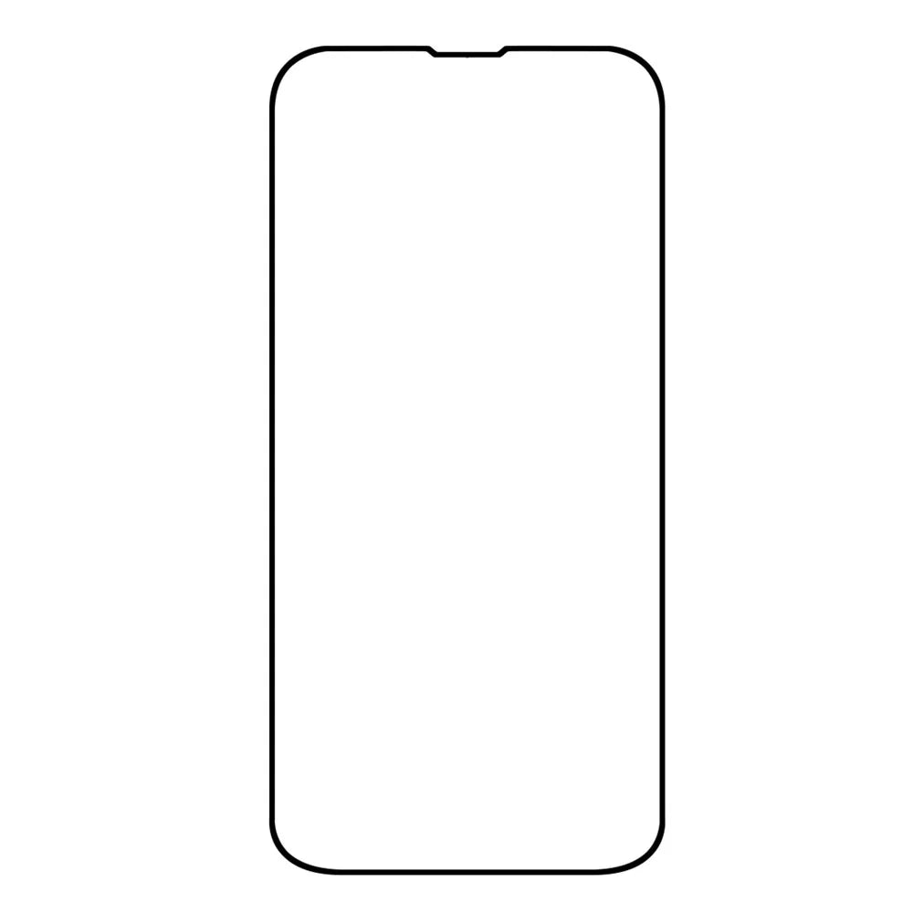 Silk Printing Screen Protector for iPhone 15 Pro , Full Glue High Aluminum-silicon Glass Full Cover Phone Screen Film - 2