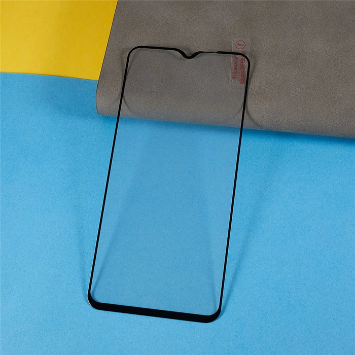 For Oppo A58 5G Silk Printing Tempered Glass Full Glue Anti-explosion Full Screen Protector - 3