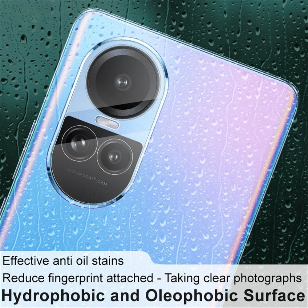 IMAK Lens Protector for Oppo Reno10 Pro 5G (Global) / Reno10 5G (Global) , Integrated Tempered Glass Lens Film + Acrylic Lens Cap - 3