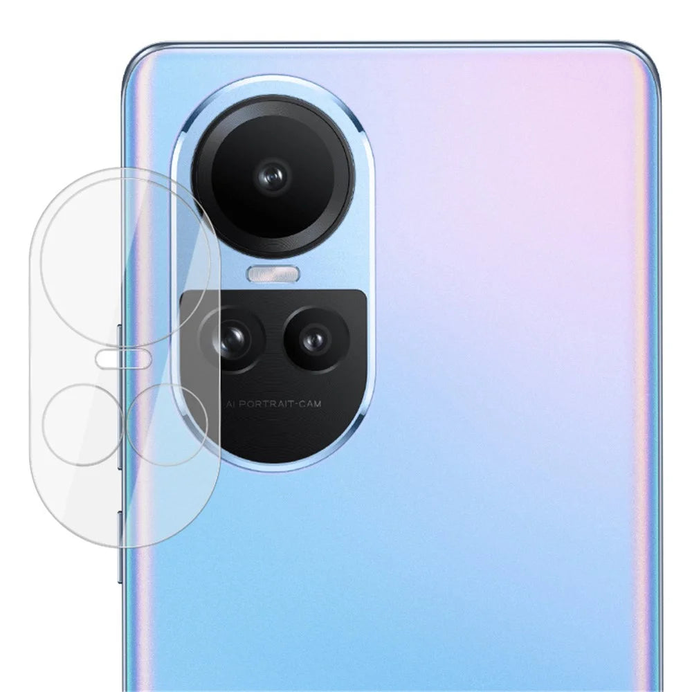 IMAK Lens Protector for Oppo Reno10 Pro 5G (Global) / Reno10 5G (Global) , Integrated Tempered Glass Lens Film + Acrylic Lens Cap - 6