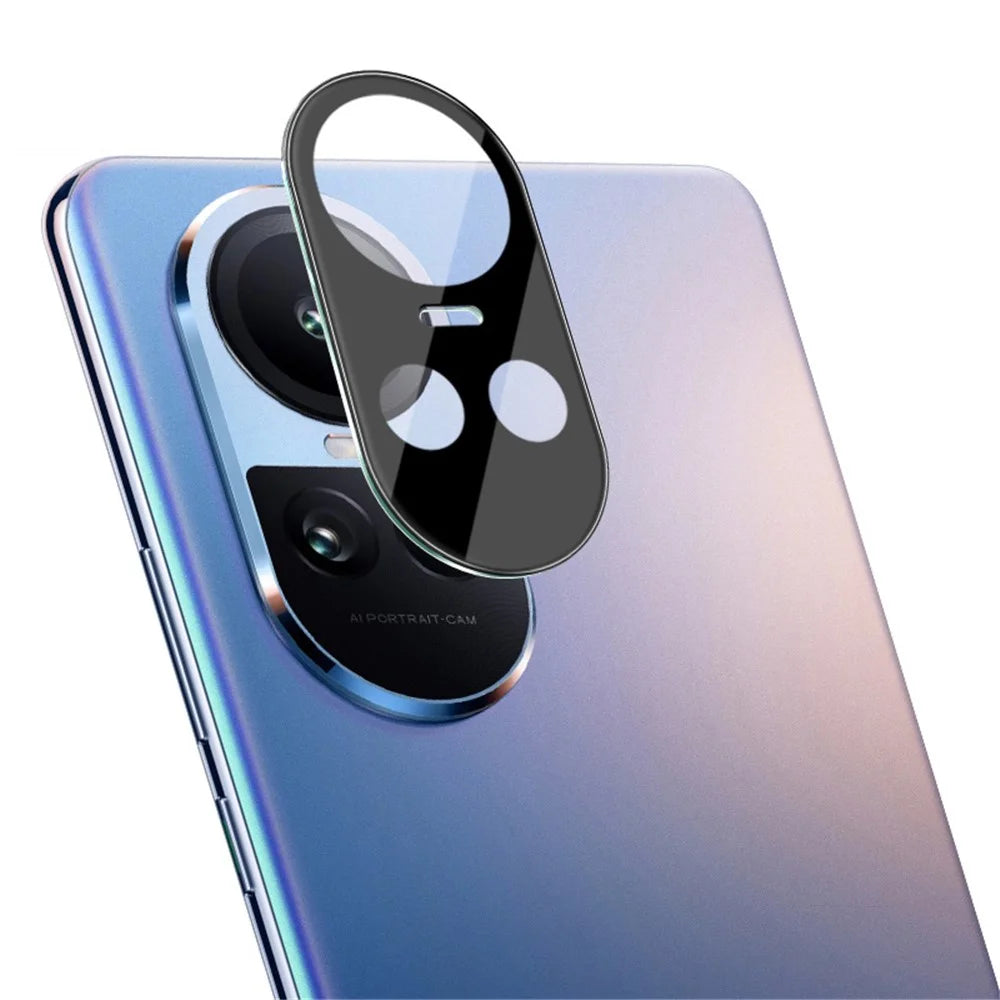 IMAK For Oppo Reno10 Pro 5G (Global) / Reno10 5G (Global) Rear Back Camera Lens Protector Tempered Glass Lens Film+Acrylic Lens Cap (Black Version) - 5