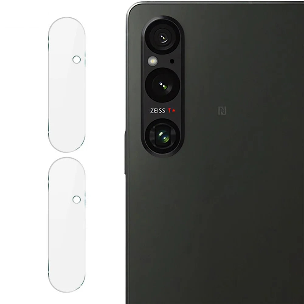 IMAK 2Pcs / Set For Sony Xperia 1 V HD Clear Camera Lens Protector Tempered Glass Lens Film - 1