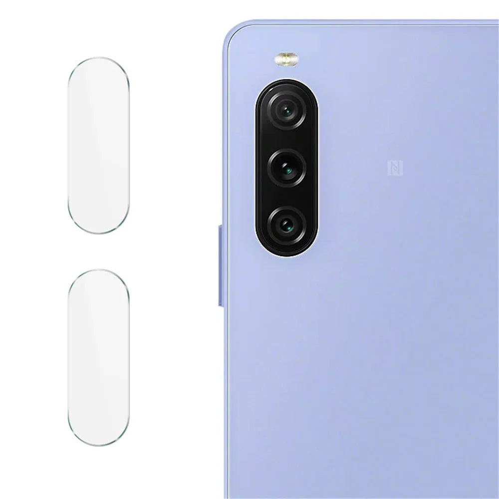 IMAK 2Pcs / Set For Sony Xperia 10 V Camera Lens Protector HD Clear Tempered Glass Lens Film - 1