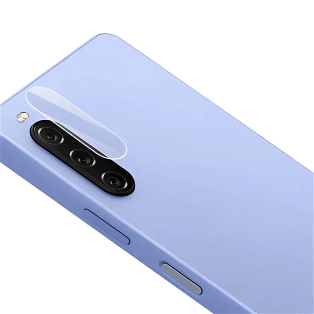 IMAK 2Pcs / Set For Sony Xperia 10 V Camera Lens Protector HD Clear Tempered Glass Lens Film - 5