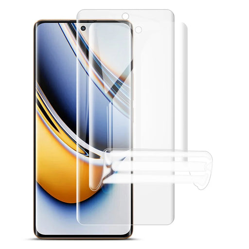 IMAK 2Pcs  /  Set Hydrogel Film III for Realme 11 Pro 5G / 11 Pro+ 5G Screen Protector Transparent TPU Screen Film Guard - 1