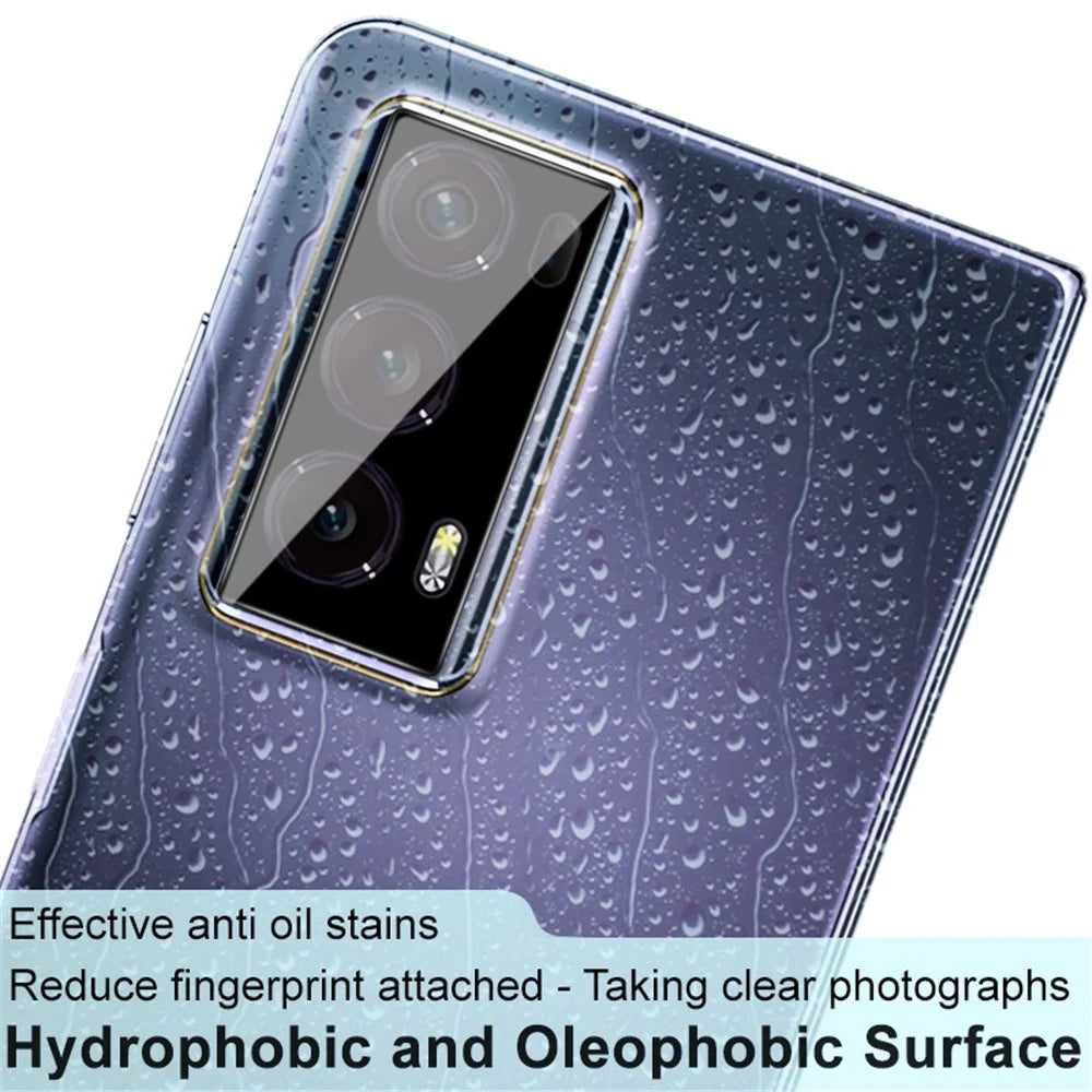 IMAK for Honor Magic V2 5G HD Clear Phone Rear Lens Film Tempered Glass Camera Lens Protector (Black Version) - 3