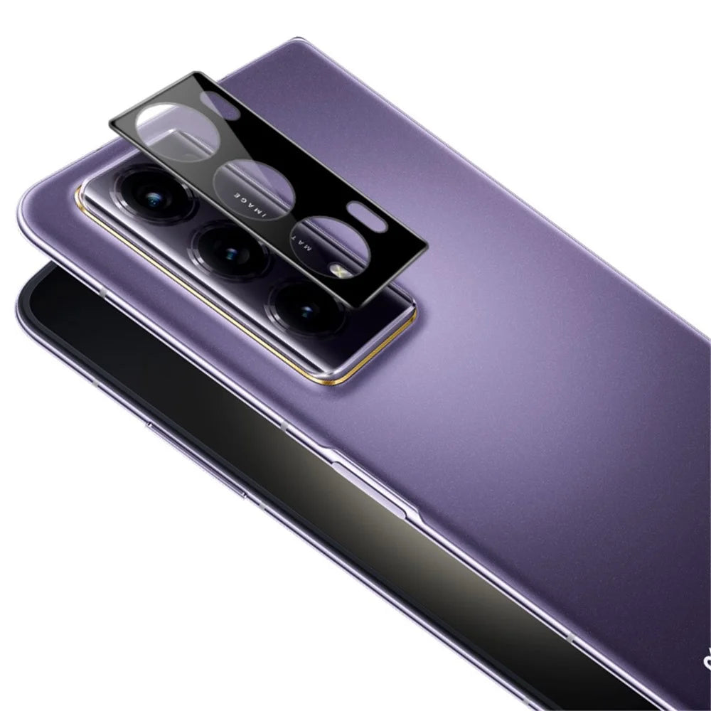 IMAK for Honor Magic V2 5G HD Clear Phone Rear Lens Film Tempered Glass Camera Lens Protector (Black Version) - 5
