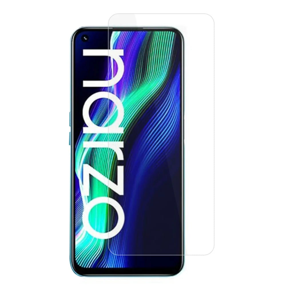 For Realme Narzo 60 5G Clear Screen Proector 0.25 Arc Edge High Aluminum-silicon Glass 9H Hardness Film - 1