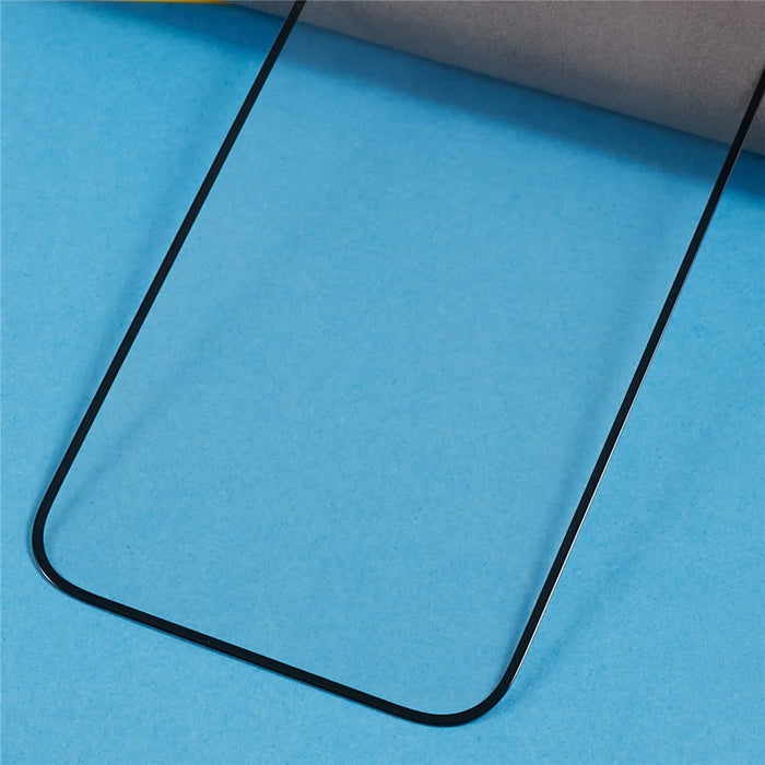 For iPhone 15 Plus Tempered Glass Film Full Glue 20D Silk Printing Complete Screen Covering Protector - 7