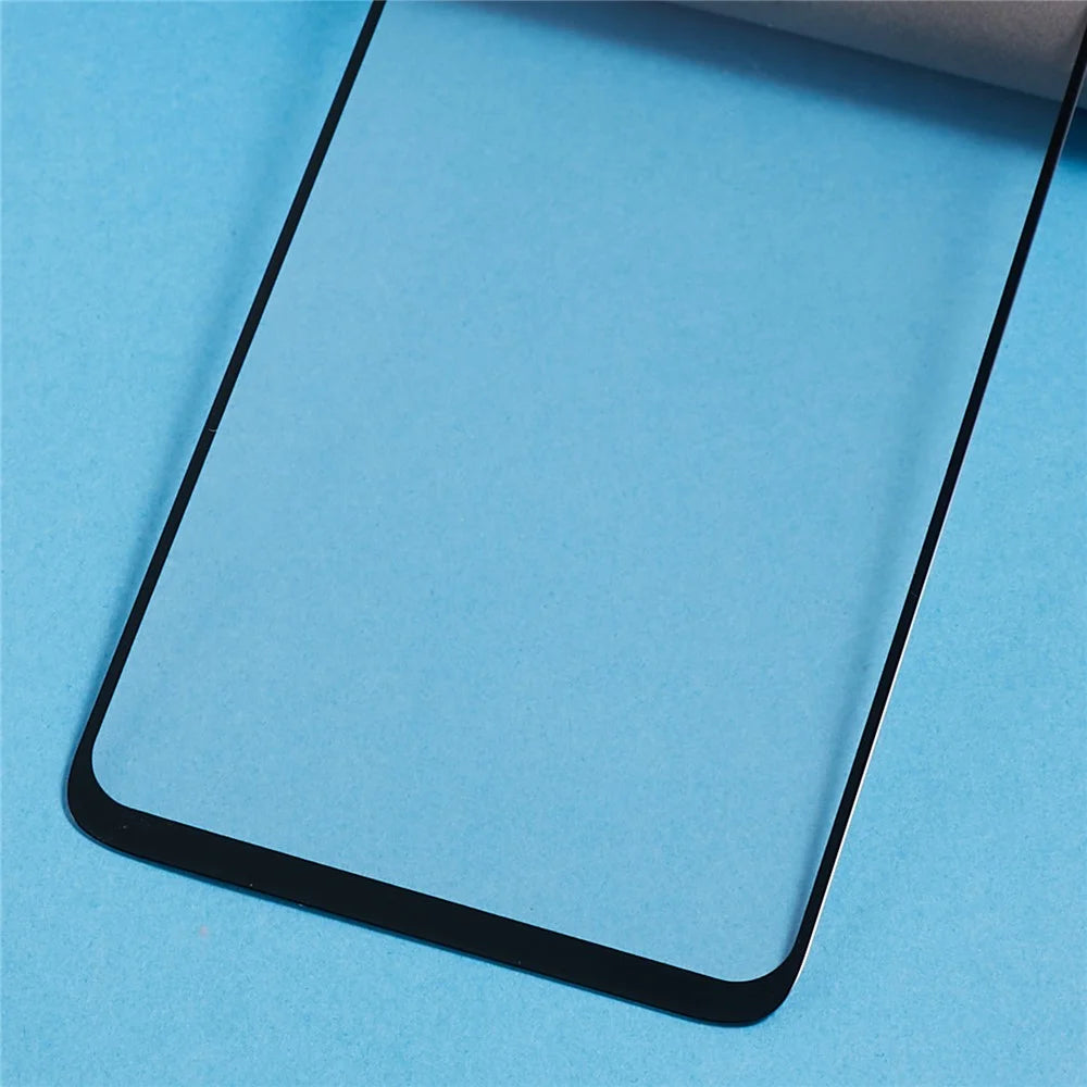 For Realme C53 (Global) / C53 (India) / C51 Electroplated Silk Printing Black Edge Tempered Glass Screen Protector Full Cover Full Glue HD Film - 5