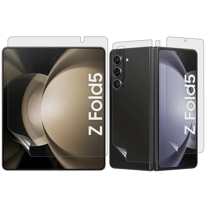 1 Set TPU+PET Hydrogel Film for Samsung Galaxy Z Fold5 5G , Full Cover Inside + Front + Back + Side Matte Protector - 1
