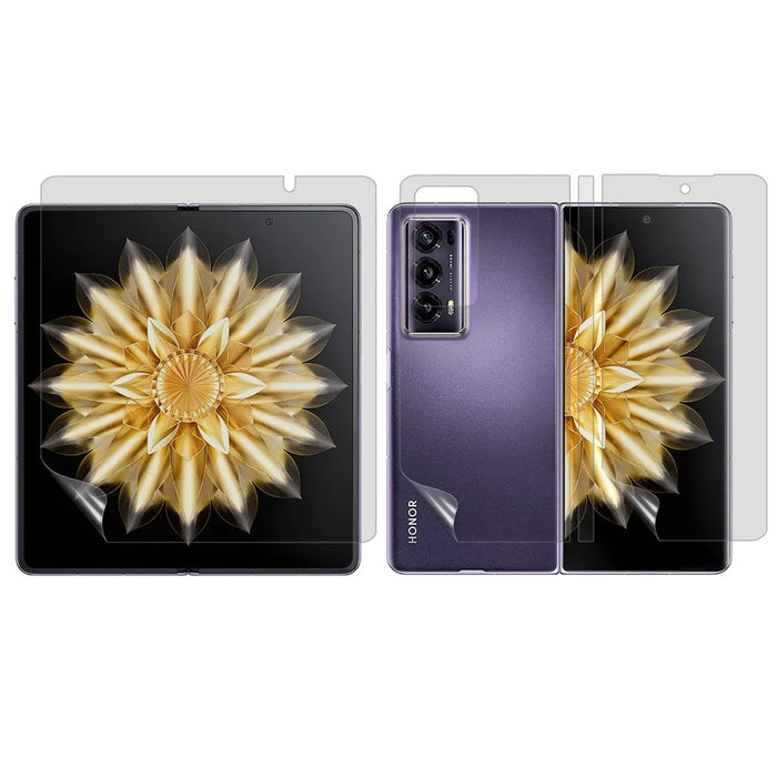 For Honor Magic V2 5G 1 Set Soft TPU Film Full Cover Inside + Front + Back + Side Clear Protector - 1