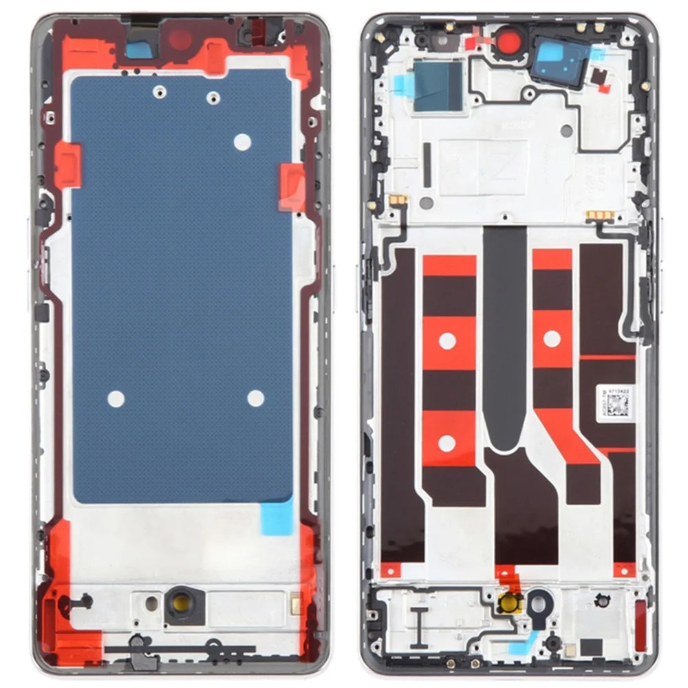 For Oppo A1 Pro 5G Middle Plate Frame Repair Part (A-Side) (without Logo) - Gold - 1