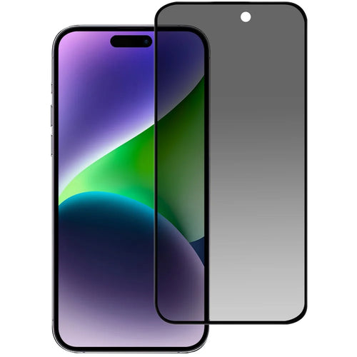 Anti-spy Phone Screen Protector for iPhone 15 Pro Max , 2.5D Arc Edge Anti-explosion Tempered Glass Film - 1
