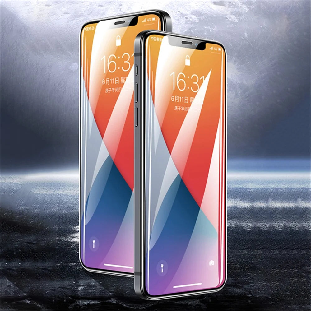 For iPhone 15 Pro Max Tempered Glass Anti-explosion Phone Full Screen Protector HD Clear Screen Film - 3