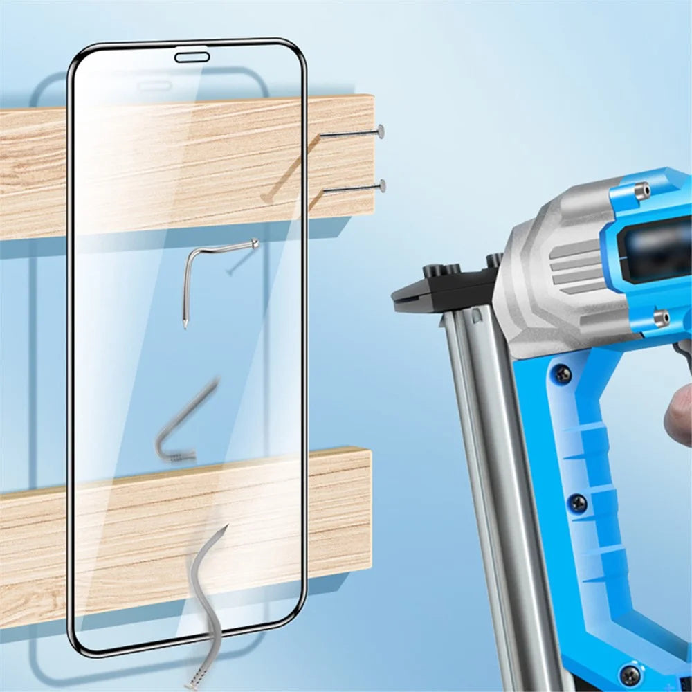 For iPhone 15 Pro Max Tempered Glass Anti-explosion Phone Full Screen Protector HD Clear Screen Film - 5