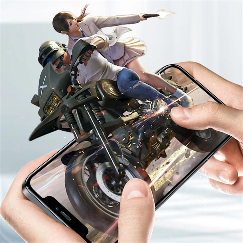 HD Clear Tempered Glass Screen Protector for iPhone 15 , Shatter-proof Full Cover Phone Screen Film - 6