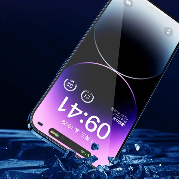 X-LEVEL For iPhone 14 Pro Max / 15 Plus 2.5D Silk Printing Full Screen Protector Full Glue Tempered Glass Film - 4