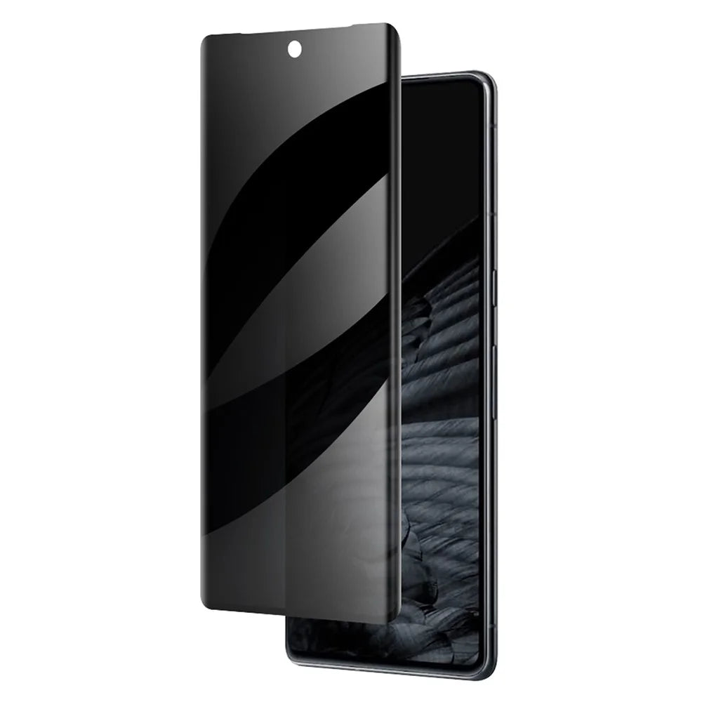 For Google Pixel 7 Pro 5G Anti-Spy Tempered Glass Screen Protector Scratch-Resistant Curved Side Glue Screen Film - 1