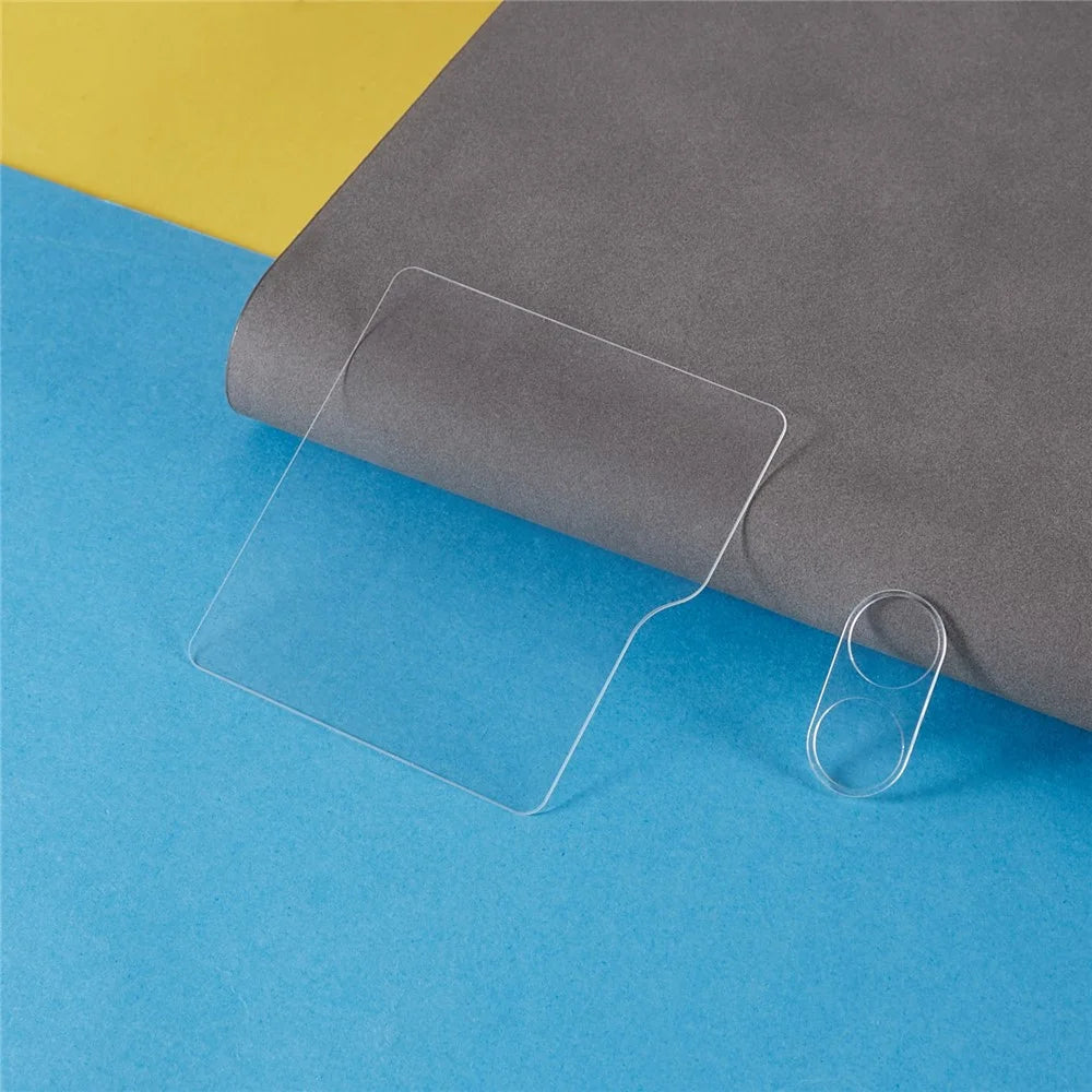 For Samsung Galaxy Z Flip5 5G Camera Lens Protector+HD Clear Rear Small Screen Protector Set Arc Edge Anti-Scratch Lens Film - 6