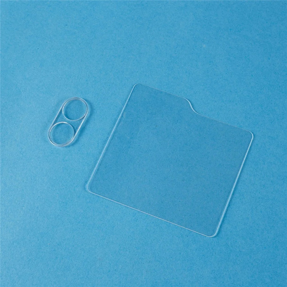 For Samsung Galaxy Z Flip5 5G Camera Lens Protector+HD Clear Rear Small Screen Protector Set Arc Edge Anti-Scratch Lens Film - 7