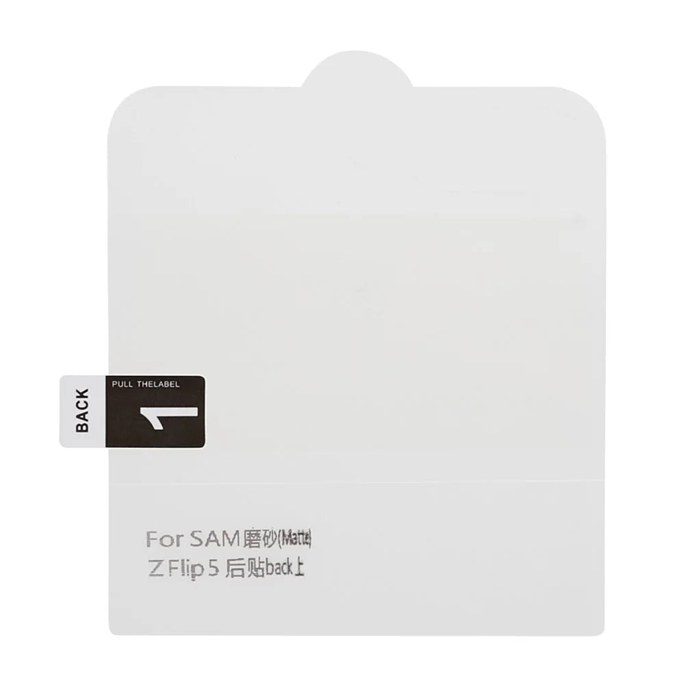 For Samsung Galaxy Z Flip5 5G 1 Set TPU+PET Hydrogel Film Full Cover Front Screen Protector + Back Film - 3