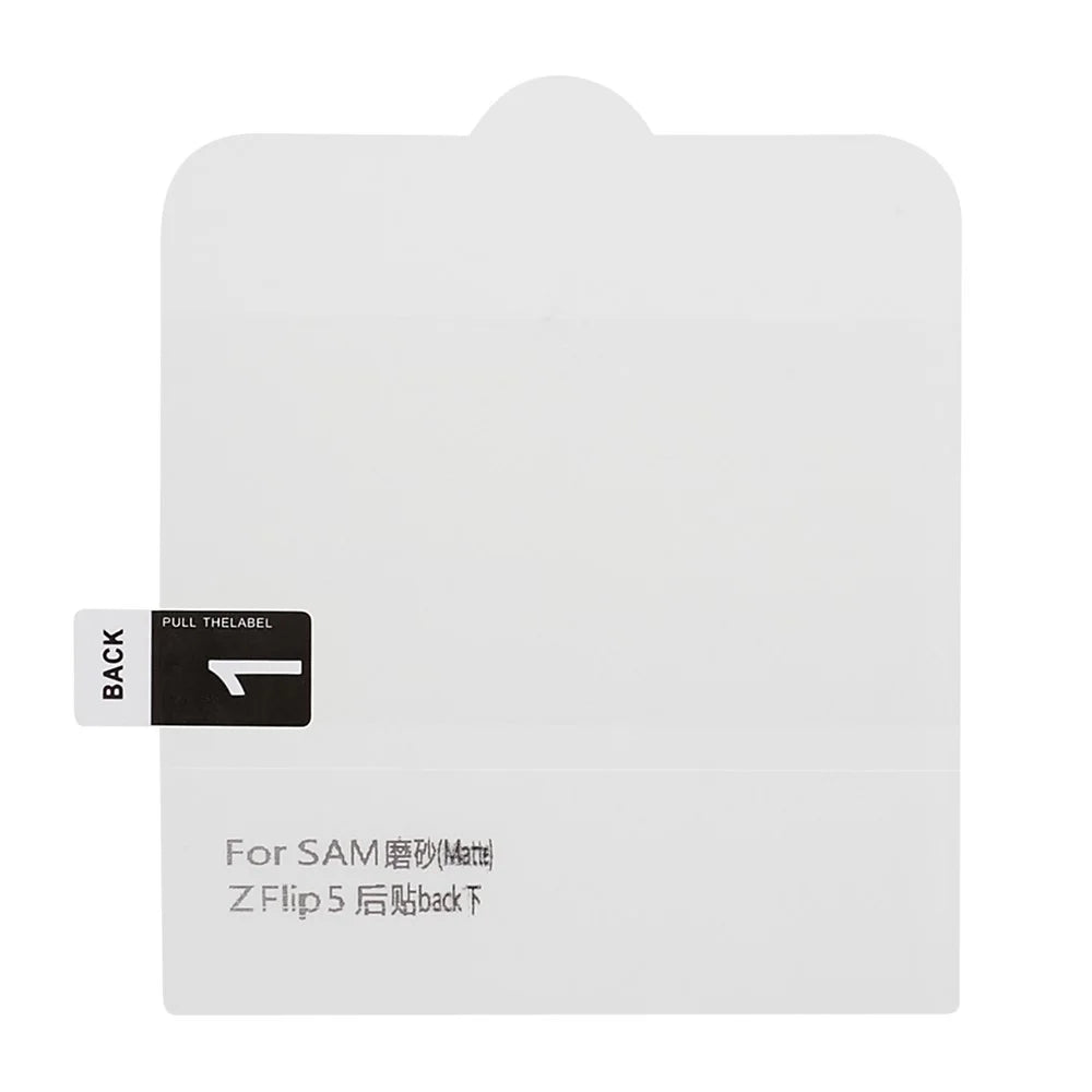 For Samsung Galaxy Z Flip5 5G 1 Set TPU+PET Hydrogel Film Full Cover Front Screen Protector + Back Film - 4