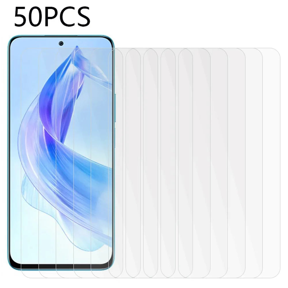50PCS For Honor 90 Lite 5G / X50i 5G Tempered Glass Phone Screen Protector Ultra Clear Anti-Explosion Film - 1