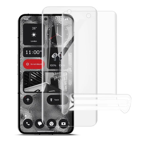 IMAK 2Pcs  /  Set Hydrogel Film III for Nothing Phone (2) Anti-scratch Screen Protector TPU Screen Film Guard - 1