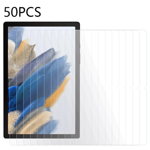 50Pcs For Samsung Galaxy Tab A11+ / A9+ High Definition Screen Protector Tempered Glass Anti-Scratch Tablet Film (No Package, with Wipes Set, Dust-absorber, Guide Sticker) - 1