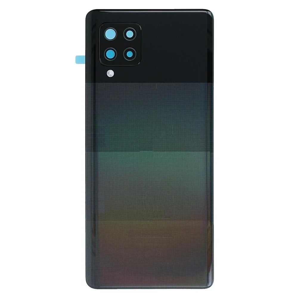 For Samsung Galaxy A42 5G A426 Battery Housing with Adhesive Sticker + Camera Lens Cover - Prism Dot Black - 2