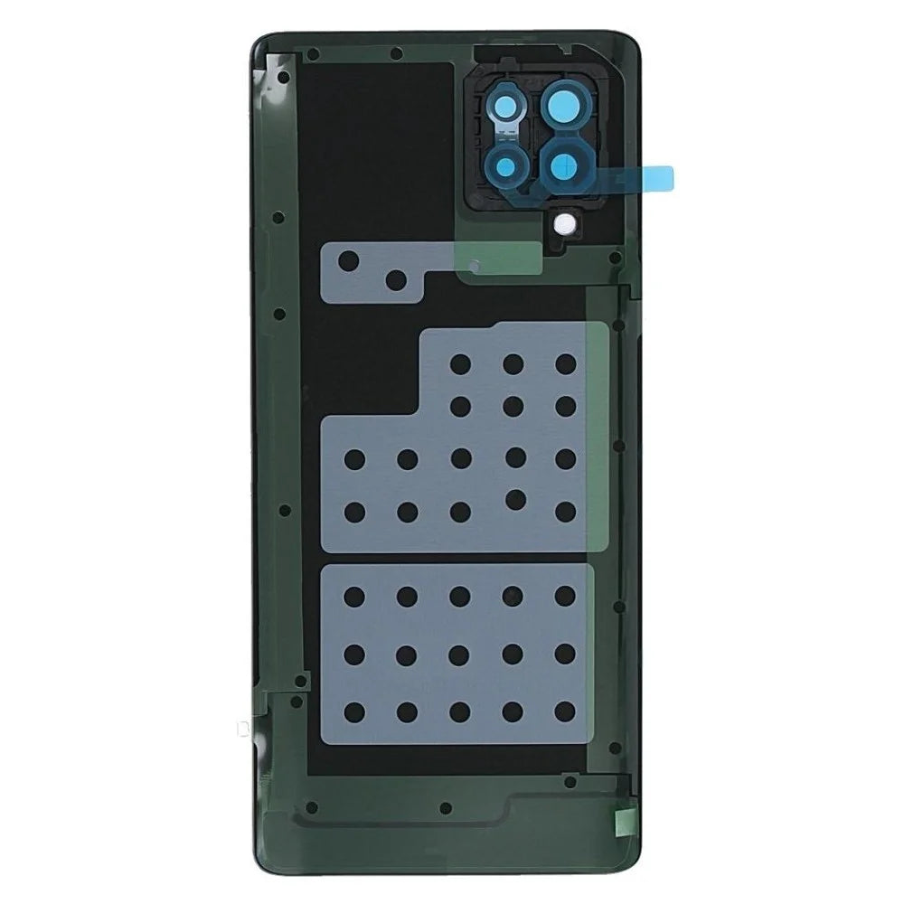 For Samsung Galaxy A42 5G A426 Battery Housing with Adhesive Sticker + Camera Lens Cover - Prism Dot Black - 3