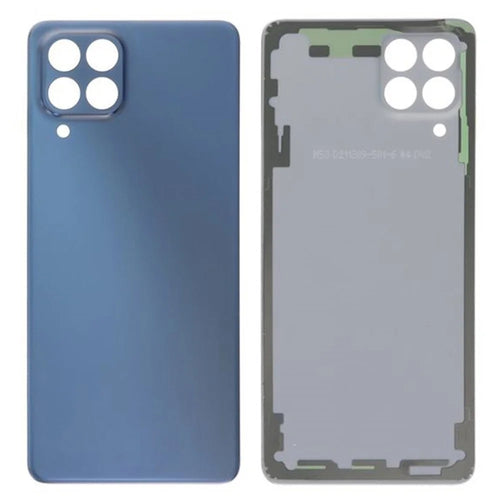 For Samsung Galaxy M53 5G M536 Battery Housing Cover with Adhesive Sticker Replacement Part - Blue - 1