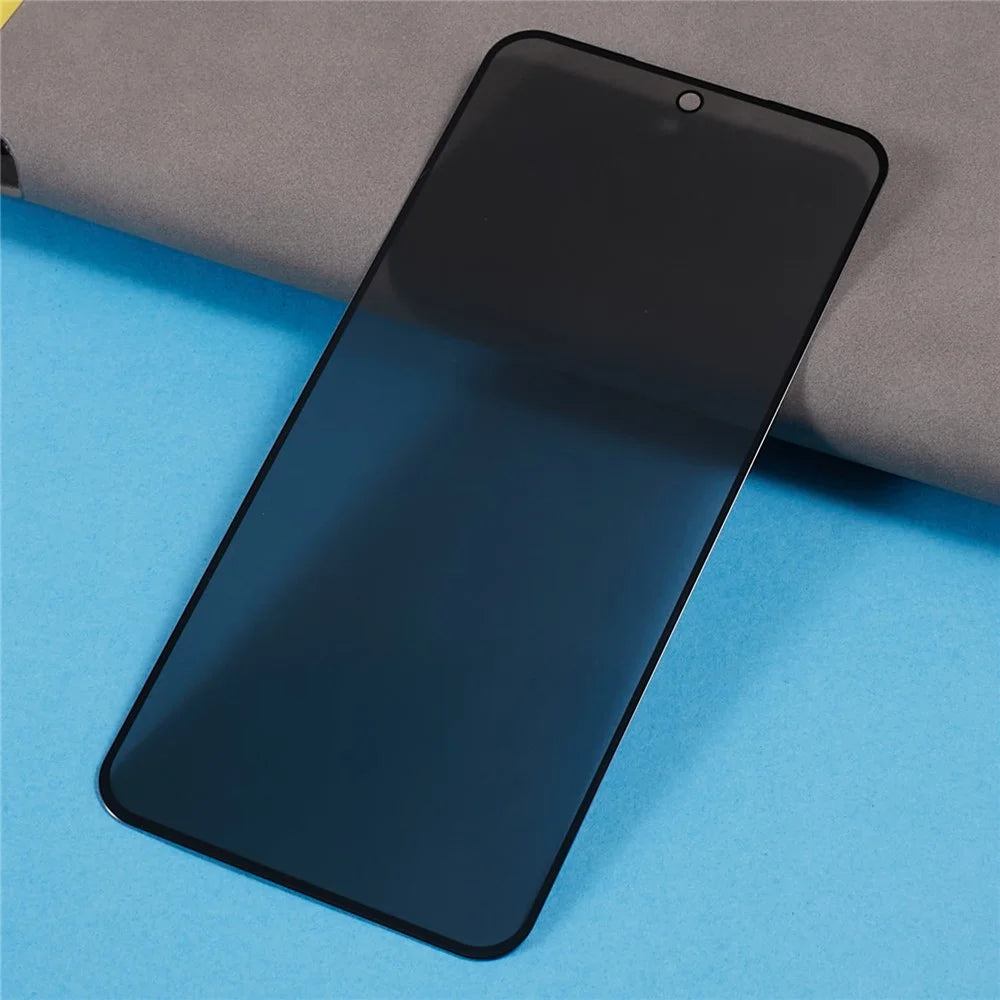 For Samsung Galaxy S23 FE Full Coverage Tempered Glass Film Silk Printing Anti-Spy Screen Protector (Side Glue) - 3