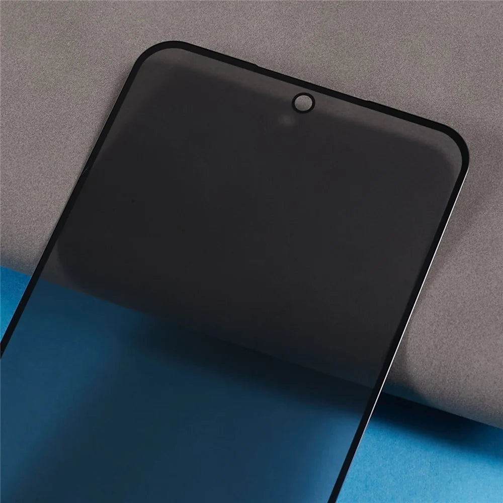 For Samsung Galaxy S23 FE Full Coverage Tempered Glass Film Silk Printing Anti-Spy Screen Protector (Side Glue) - 4