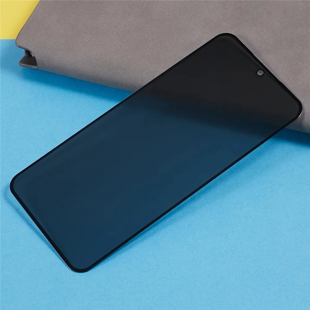 For Samsung Galaxy S23 FE Full Coverage Tempered Glass Film Silk Printing Anti-Spy Screen Protector (Side Glue) - 6