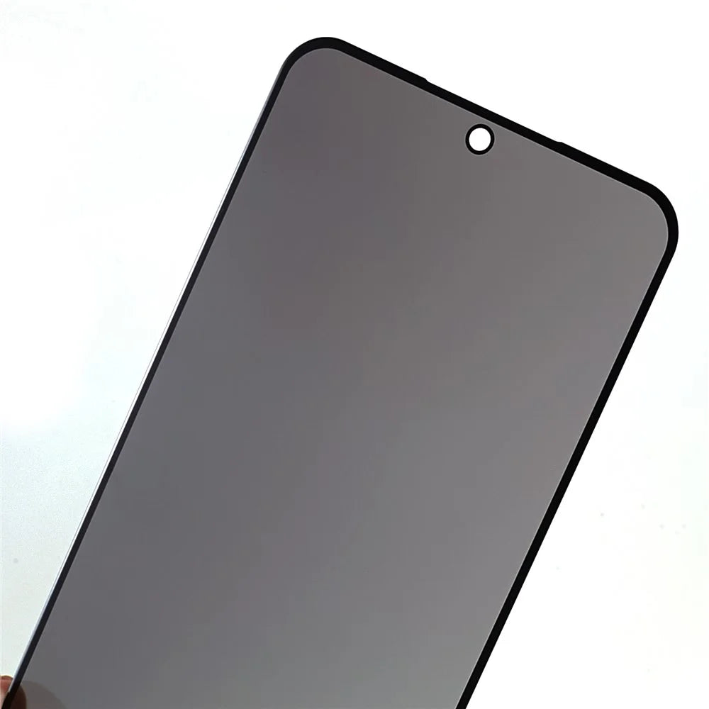 For Samsung Galaxy S23 FE Full Coverage Tempered Glass Film Silk Printing Anti-Spy Screen Protector (Side Glue) - 7