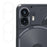 2Pcs For Nothing Phone (2) Camera Lens Protector 3D Arc Edge Anti-Scratch Tempered Glass Lens Film - 1