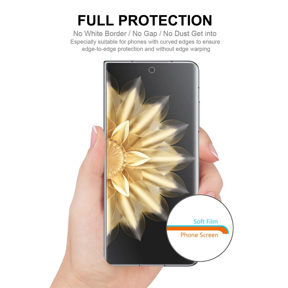 ENKAY HAT PRINCE Hydrogel Film For Honor Magic V2 5G 1 Set Full Screen Protector 2-in-1 Full Glue TPE+PET+TPU Screen Film - 4
