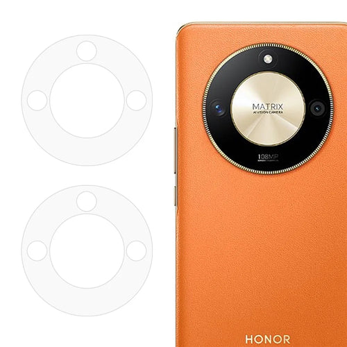 2Pcs For Honor X60 5G / X50 / X9b 5G Anti-Scratch Camera Lens Protector 3D Arc Edge Tempered Glass Rear Lens Film - 1