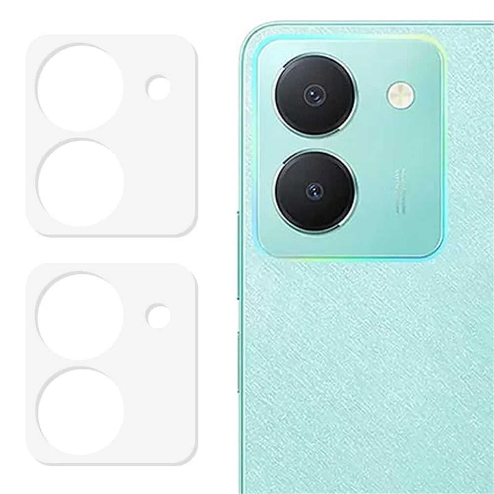 2Pcs For vivo Y36 5G (Global) / Y78 5G (China) Transparent Tempered Glass Camera Lens Protector 3D Arc Edge Lens Film - 1