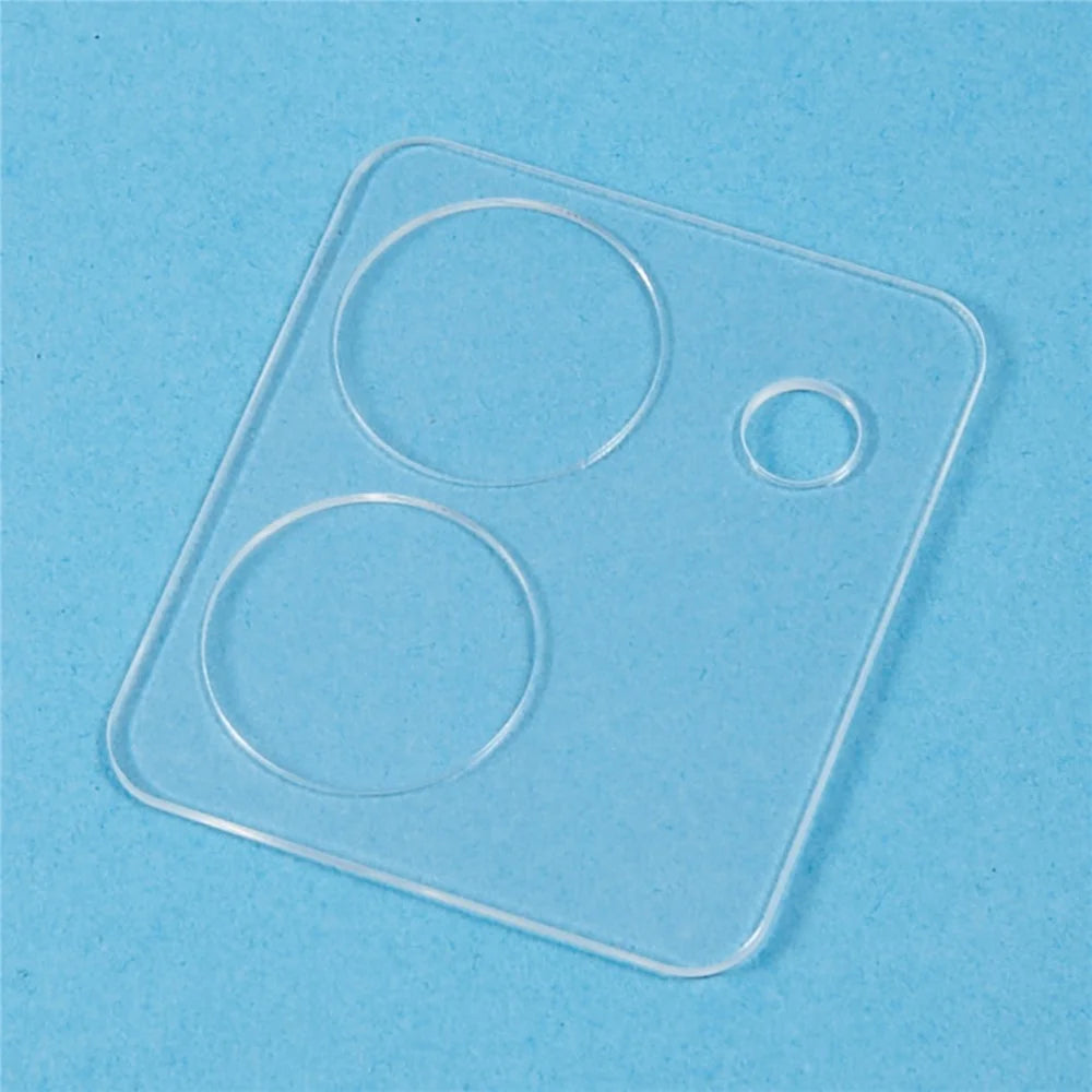 2Pcs For vivo Y36 5G (Global) / Y78 5G (China) Transparent Tempered Glass Camera Lens Protector 3D Arc Edge Lens Film - 3